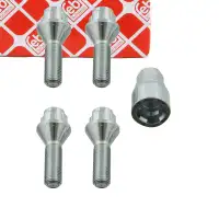 febi 27052 Felgenschloss Satz Radsicherung M12x125 f&uuml;r CITROEN FIAT PEUGEOT