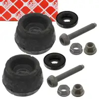 2x febi 37878 Federbeinlager + W&auml;lzlager f&uuml;r VW Polo 6R 6C Up AUDI A1 8X 8P1 Ibiza 4 vorne