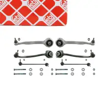 febi 23701 Querlenker Satz für MERCEDES W203 C209 A209 Vorderachse unten hinten 6-teilig