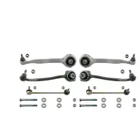 febi 23702 Querlenker Satz f&uuml;r MERCEDES W203 C209 A209 Vorderachse unten hinten 6-teilig