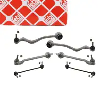 febi 33371 Querlenker Satz f&uuml;r BMW 5er E39 520-530i 520-530d Z8 E52 6-teilig