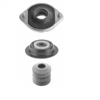 febi 17184 Strut Mount + Ball Bearing + Stop Buffer for OPEL Corsa B (Front)