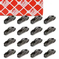 16x febi 34602 Kipphebel Schlepphebel f&uuml;r VW Beetle Jetta 4 2.0 TSI 210/211 PS 06E109417AA
