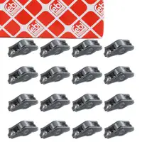 16x febi 30136 Kipphebel Schlepphebel f&uuml;r OPEL Astra Corsa Insignia Meriva Mokka 640025