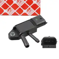 febi Abgasdrucksensor für NISSAN Qashqai 2.0d RENAULT Clio 4 Megane 3 Captur 1.5d 1.6d