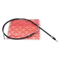 febi 48308 Handbremsseil Bremsseil f&uuml;r SKODA Roomster mit Scheibenbremse hinten 6Q7609721E