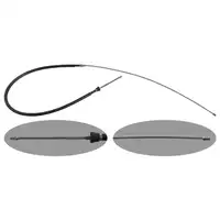 febi Handbremsseil Bremsseil Feststellbremse f&uuml;r SKODA Roomster PR-1KC hinten 6Q7609721B