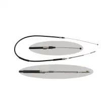 2x febi 10592 Handbremsseil f&uuml;r MERCEDES T1/TN mit Trommelbremse hinten