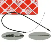 febi 14234 Handbremsseil Bremsseil f&uuml;r VW Golf 3 Corrado Vento ab Fgst. hinten 1H0609721E
