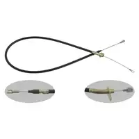 febi 18115 Handbremsseil Feststellbremse f&uuml;r MERCEDES W123 S123 hinten links 1234200485