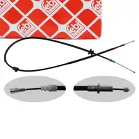 febi 33159 Handbremsseil Bremsseil f&uuml;r VOLVO S70 V70 1 XC70 Cross Country hinten
