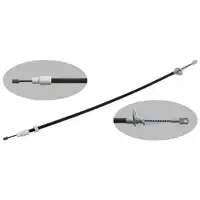 febi 34905 Handbremsseil Bremsseil für MERCEDES W204 S204 C204 A207 C207 hinten 2044202585