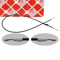 febi 34906 Handbremsseil Bremsseil f&uuml;r MERCEDES W204 S204 C204 C207 vorne 2044201485
