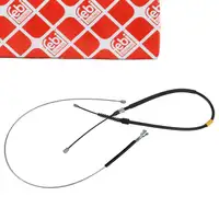 2x febi Bremsseil Handbremsseil f&uuml;r OPEL Corsa C 1.0 1.2 1.4 1.3/1.7 D/DTI7CDTI hinten