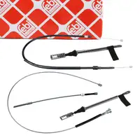 5x febi Handbremsseil Bremsseil f&uuml;r OPEL CORSA C 1.0 1.2/Twinport 1.3 CDTI 1.7 bis Fgst.
