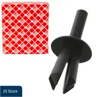 25x febi Spreizniete Befestigung Karosserie für BMW CITROEN MERCEDES PEUGEOT RENAULT VW