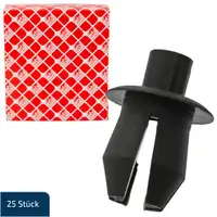 25x febi 102621 Spreizniete Befestigung Karosserie f&uuml;r FORD 7200671 VW N0385501