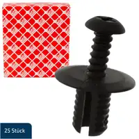 25x febi 47906 Spreizniete Befestigung Karosserie f&uuml;r MERCEDES-BENZ 0009904892