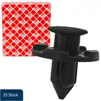 25x febi 101136 Spreizniete Clips Befestigung Karosserie für MITSUBISHI NISSAN