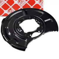 febi 174203 Mudflap for Mercedes E-Class W211, S211, CLS C219, SL R230 (rear left)