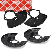 4x febi Spritzblech Ankerblech für OPEL Astra G H Meriva A B Zafira A B vorne + hinten