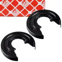 2x febi Spritzblech Bremsscheibe f&uuml;r VW California Multivan Transporter hinten 7E0615611