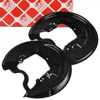 2x febi Spritzblech f&uuml;r VW Golf 5 Caddy 3 4 4motion AUDI 8P quattro Octavia Combi 2 hinten