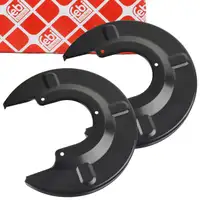 2x febi 176751 Spritzblech Ankerblech f&uuml;r VW California Transporter T4 hinten 7D1615611