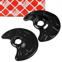2x febi Spritzblech Bremsscheibe f&uuml;r MERCEDES E-Klasse W211 S211 CLS C219 SL R230 vorne