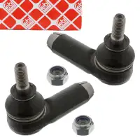 2x febi PROKIT Spurstangenkopf Spurstangengelenk f&uuml;r AUDI 100 200 C2 C3 A6 C4 V8 vorne