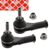 2x febi 21849 Spurstangenkopf Axialgelenkkopf Gelenk f&uuml;r FORD Mondeo 3 MK3 Vorne 1138313