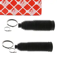 2x febi Faltenbalgsatz Lenkmanschette Spurstange f&uuml;r AUDI A4 8E B6 B7 vorne