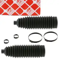 2x febi Spurstange Manschette f&uuml;r VW Golf 4 Bora AUDI A3 8L1 Leon 1M SKODA Octavia 1 vorne