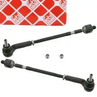 2x febi Spurstange + Kopf f&uuml;r VW Polo 4 SEAT Ibiza 3 Cordoba 6L SKODA Roomster vorne
