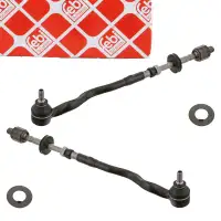 2x febi Spurstange + Spurstangenkopf f&uuml;r BMW 3er E46 318i 320i 323i 328i bis 09.1998 vorne