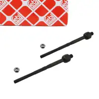 2x febi 34298 Spurstange Axialgelenk f&uuml;r OPEL Zafira B mit TRW-Lenksystem vorne