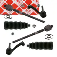 2x febi PROKIT Spurstange + Kopf + Manschette f&uuml;r BMW E81-88 E90-93 X1 E84 Z4 E89 vorne