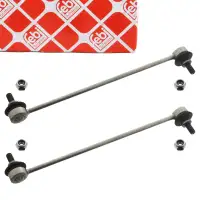 2x febi PROKIT Koppelstange Pendelst&uuml;tze f&uuml;r FORD Fiesta 5 Mk5 Fusion JU MAZDA 2 DY vorne