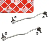 2x febi 30827 Koppelstange Stabistange f&uuml;r OPEL Astra H Zafira B vorne 350613