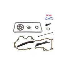 febi 100754 Steuerkettensatz f&uuml;r OPEL Astra H J Corsa C D Combo FIAT 500 Doblo Panda 1.3D