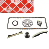 febi 101160 Steuerkettensatz f&uuml;r TOYOTA Aygo Yaris CITROEN C1 PEUGEOT DAIHATSU Sirion 1.0
