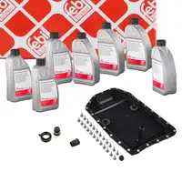 febi 171754 Automatikgetriebe Reparatursatz + 7L Getriebe&ouml;l f&uuml;r BMW 6-Gang 6HP19 6HP21