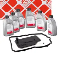febi 171785 Automatikgetriebe Reparatursatz + 6L Getriebeöl für MERCEDES 7-Gang 722.9