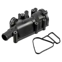 febi 174458 Thermostat + Geh&auml;use f&uuml;r FORD Fiesta 4 MK4 Focus 1MK1 Ka RB_ Courier 1.3 1.6