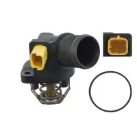 febi 170586 Thermostat + Geh&auml;use f&uuml;r CITROEN C2 JM C3 1 2 1.1 1.4 PEUGEOT 1007 206+ 1.4