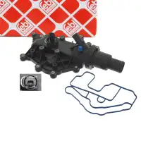 febi Thermostat + Geh&auml;use + Dichtung f&uuml;r RENAULT Clio 3 Megane 2 Kangoo 1.6 8200700094