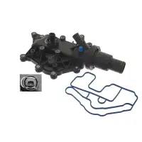 febi Thermostat + Geh&auml;use + Dichtung f&uuml;r RENAULT Clio 3 Megane 2 Kangoo 1.6 8200700094