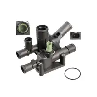 febi 108008 Thermostat K&uuml;hlmittel f&uuml;r VW Bora Golf 4 AUDI 8L SEAT Leon SKODA Octavia 2 1.6