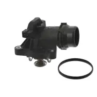 febi Thermostat for BMW 1 Series E81 118i&ndash;120i, 3 Series E90 318i&ndash;320i, 5 Series E60 520i, and X1 E84 18i and 2.0i
