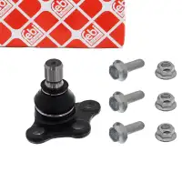 febi 28599 Traggelenk f&uuml;r CITROEN C2 JM C3 3 DS3 PEUGEOT 208 1 vorne unten